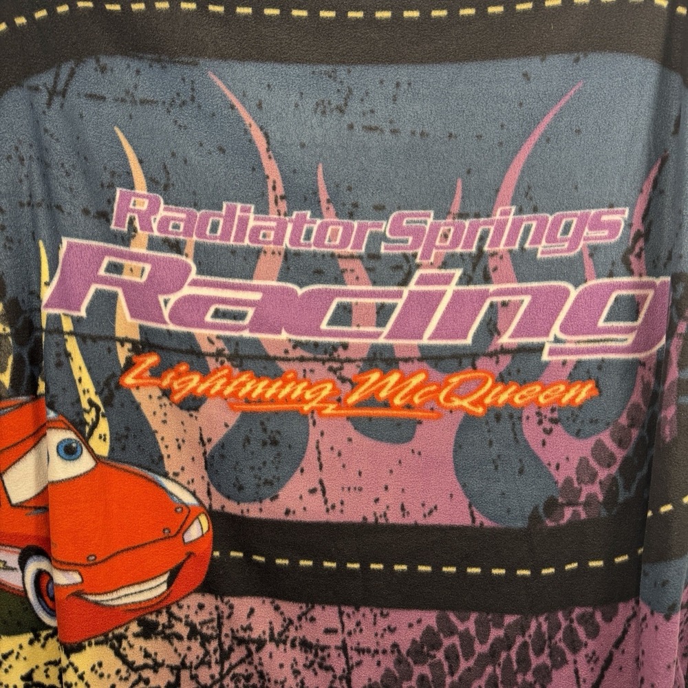 Disney Pixar CARS Lightning McQueen 95 Plush Toddler Throw Blanket, 2Sided 42x62